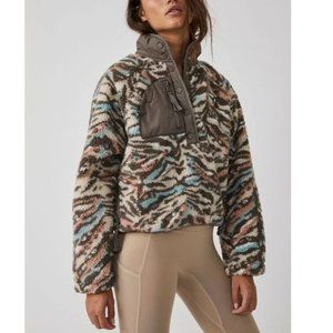 NWT Free People Movement Desert Combo Fleece Rocky Ridge Jacket